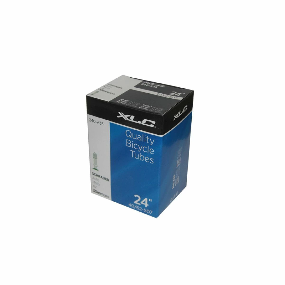 XLC Chambre à Air 24x1.5/2.5 Valve Schrader