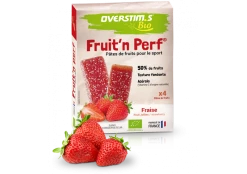 Overstim.s OVERSTIM'S PÂTES DE FRUITS BIO X4 FRAISE